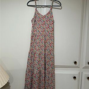 Floral Spaghetti Strap Maxi Dress